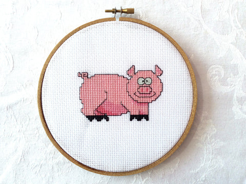 Pig Cross Stitch Pattern