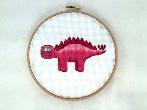 Stegosaurus Cross Stitch Pattern