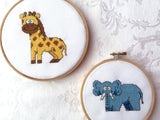 Jungle Friends Cross Stitch Pattern Pack