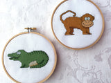 Jungle Friends Cross Stitch Pattern Pack