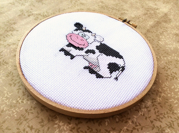Cow Cross Stitch Pattern – The Compass Needle