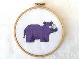 Rhinoceros Cross Stitch Pattern