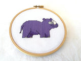 Rhinoceros Cross Stitch Pattern