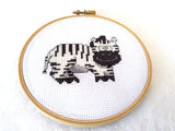 Zebra Cross Stitch Pattern