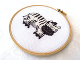 Zebra Cross Stitch Pattern