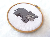 Hippopotamus Cross Stitch Pattern