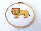 Lion Cross Stitch Pattern