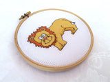 Lion Cross Stitch Pattern