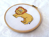 Lion Cross Stitch Pattern