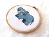 Elephant Cross Stitch Pattern