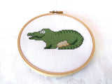 Crocodile Cross Stitch Pattern