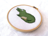 Crocodile Cross Stitch Pattern