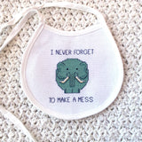 Elephant Baby Bib Cross Stitch Pattern