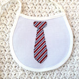 Necktie Baby Bib Cross Stitch Pattern