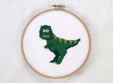 Tyrannosaurus Rex Cross Stitch Pattern