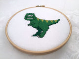 Tyrannosaurus Rex Cross Stitch Pattern