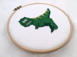 Tyrannosaurus Rex Cross Stitch Pattern