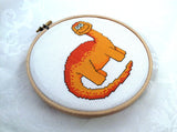 Brontosaurus Cross Stitch Pattern