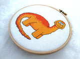 Brontosaurus Cross Stitch Pattern